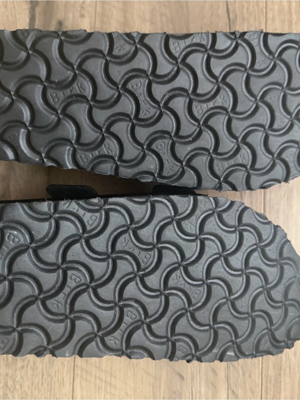 Birkenstock Black Two-Strap Sandals
